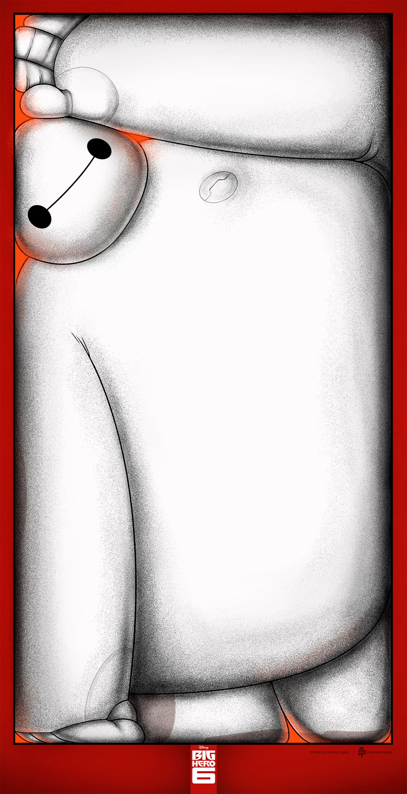 Illustration for article titled Baymax is the star in these gorgeous Big Hero 6 posters